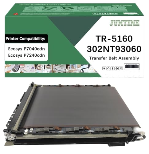 JUNTINE Remanufactured TR-5160 Transfer Belt Assembly Replacement for Kyocera TR-5160 302NT93060 Transfer Belt Assembly Compatible with Kyocera Ecosys P7040cdn Ecosys P7240cdn Printers(1-Pack)