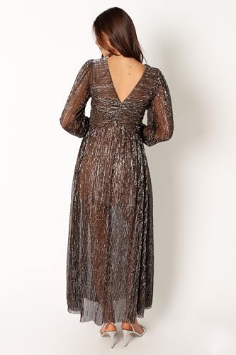 Petal & Pup Women's Lustre Long Sleeve Midi Dress4