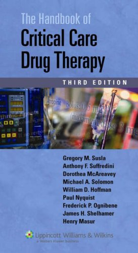 Buy Handbook of Critical Care Drug Therapy — BookShops.in