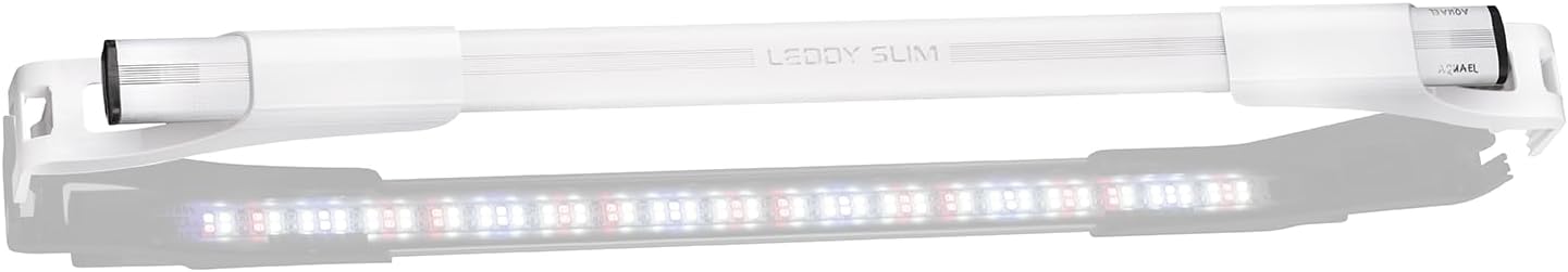 Aquael Leddy Slim Plant Premium Aquarium Light (White, 10W 20"-27.5") 10W 20"-27.5" White
