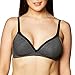 Warner's Women's Invisible Bliss Cotton Wirefree with Lift Bra, Dark Grey Heather, 34B