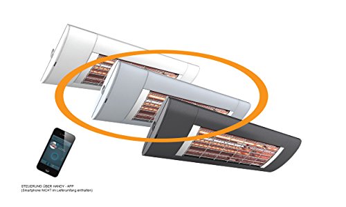 Preisvergleich Produktbild Solamagic Infrarotstrahler S2, 2500 Watt, Steuerung über Handy App - titan