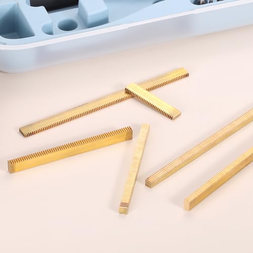 Engranaje de latón módulo 0.5 recto de 200 mm x 6 mm 5