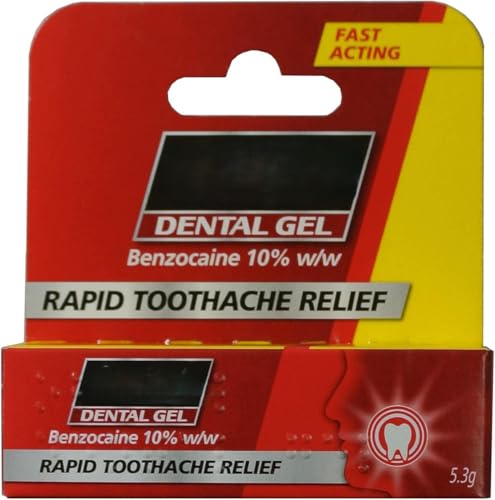 MM Orajel Mouth & Dental Gel - Fast-Acting Pain Relief for Toothache, Gum Pain, and Mouth Ulcers - Effective Oral Care Gel