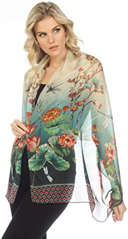 bufanda de seda de loto