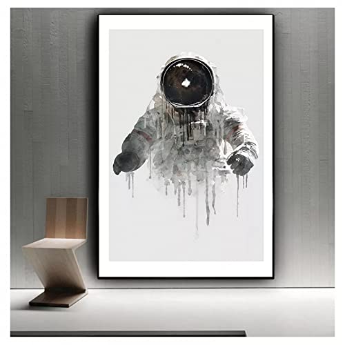 Poster peintures astronaute pour habiller un mur vide déco chambre style nordique - 2