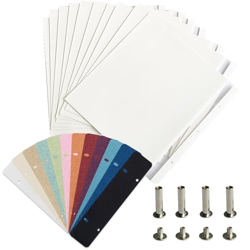 Vienrose 10 feuille Recharge Pages Adhesif pour Album Photo Autocollant 33 x 32 cm, Blanc