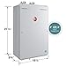 Rheem RTGH-95DVLP-2 Tankless Water Heater, Grey, Grey