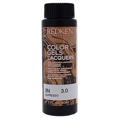 Redken Color Gels Permanent Conditioning 3N Espresso Hair Color for Unisex, 2 Fl Oz