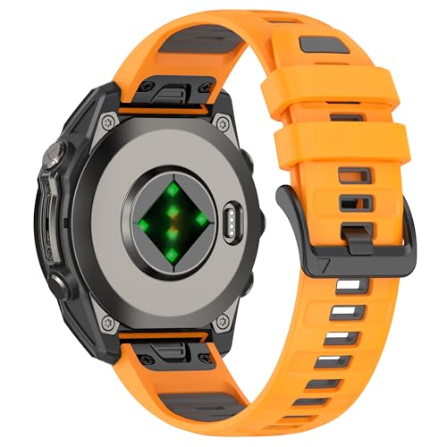 Correa de silicona 22mm compatible con Garmin tactix 8 y Fenix 8 miniatura 4