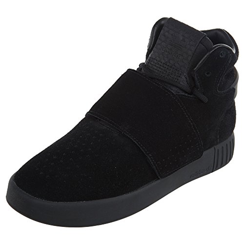 Adidas Tubular Invader Strap J Big Kids Shoes CBlack/Cblack/White bz0302 (7 M US)
