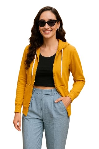 Image of FUNDAY FASHION Women's Trendy Fleece Zipper Sweatshirt with Hoodie for Women