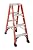 Louisville Ladder 4-Foot Fiberglass Twin Front Step Ladder, 375-Pound Load Capacity, Type IAA, FM1404HD