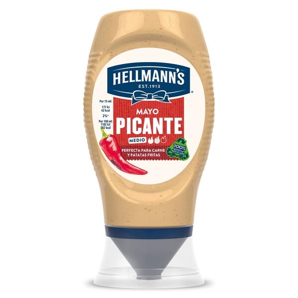 Mayonesa picante Hellmanns bote 250 ml