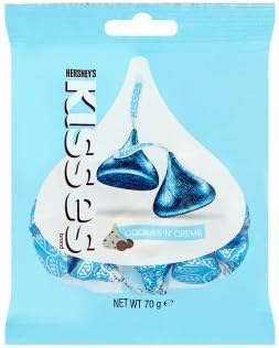 Hersheys Kisses Cookies n Creme 70g x 2