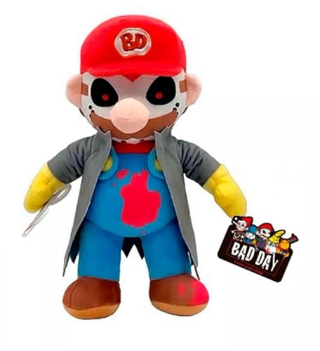 MOMMM Bad Day Mario x Jason Voorhees Halloween Peluche [34 cm]
