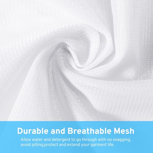 Ultimate-7-Pack-6-Size-Mesh-Laundry-Bags-Set-for-Delicates-with-AUTO-Lock-Zipper-Lingerie-Bags-for-Washing-Delicates-Laundry-Bags-Mesh-Wash-Bags-Delicates-Laundry-Bag-for-JeansBlouseStockingBra-Laundr