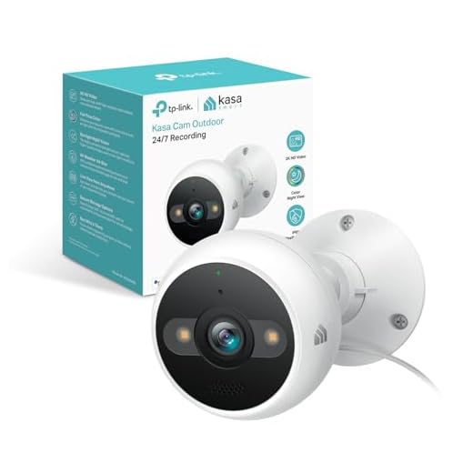 Kasa Smart 2K QHD Security Camera Outdoor Wired, IP65, Starlight Sensor & 98Ft Night Vision, Motion/Person Detection, 2 Way Audio w/Siren, Cloud/SD Card Storage, Alexa &Google Home Compatible(KC420WS)