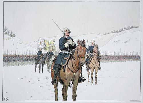 Tableaux toile murale célèbres tableaux de la bataille de Kesselsdorf 60x90cm
