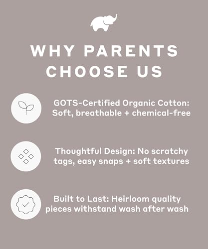 Image of monica + andy Double Zipper One Piece, 100% Organic Baby Clothes for Girls & Boys, Unisex, Preemie, Newborn & Infant Sizes