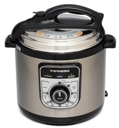 Wynwood Olla Programable Lyra Eléctrica Multifunción de 6 Litros Programación 24h,...