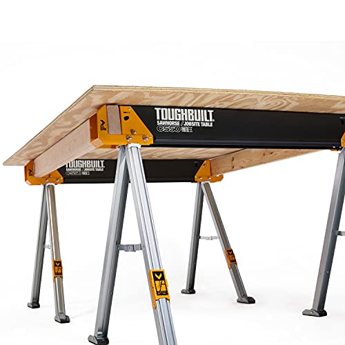 KIT com 2 Cavaletes Metálicos Industriais Portáteis TB-C550