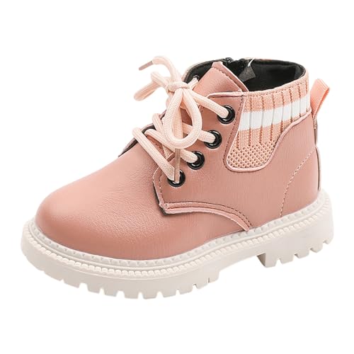 IWIHMIV Hiking Work Boots for Boys Girls Waterproof Outdoor Ankle Boot Toddler Boys Winter Shoes Short Boots