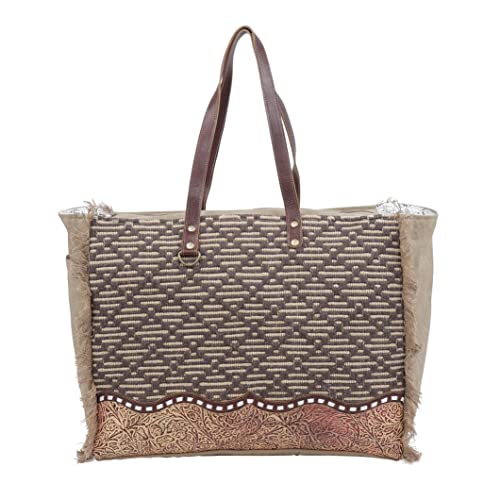 Myra Bag Bruine Weekender Bag S-4744