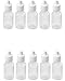 50PCS 2ml Portable Empty Squeezable Dropper Bottle-Plastic Eye Liquid Ejuice Dropper Sample Storage Containers With Orfice Reducer(Bottle+Tip cap+cap)