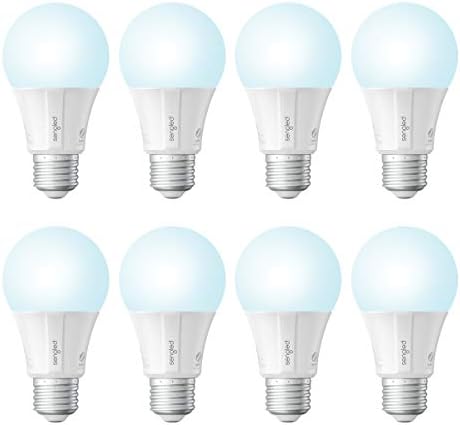 Sengled Zigbee Smart Light Bulbs, Smart Hub Required, Works with SmartThings and Echo with built-in Hub, Voice Control with Alexa and Google Home, Daylight 60W Equivalent A19 Alexa Light Bulb, 8 Pack