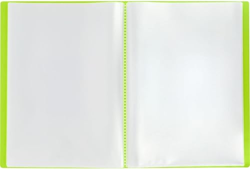 Miniatura 3 de 1440821 Carpeta con Fundas, Tamaño de Lámina, Verde, 40 Bolsillos, Transparente, Polipropileno, Like, Polipropileno