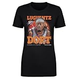 500 LEVEL Luguentz Dort Oklahoma City Thunder Airbrush Shirt for Women (Black, Large)