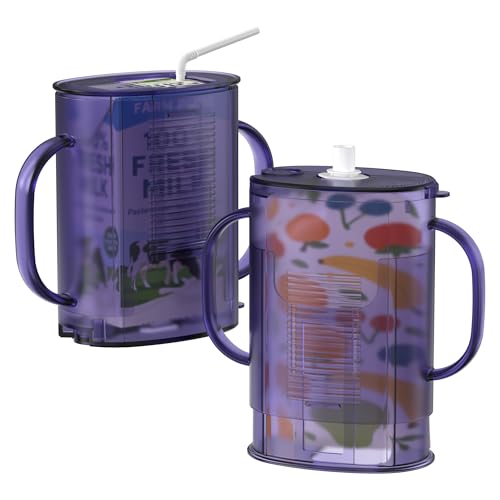 btrfe Pouch Holder No Squeeze for Food Pouches & Drink Boxes Adjustable Baby Pouch Holder With Larger Capacity Allows Toddlers Self-Feed Avoid Mess (PURPLE)