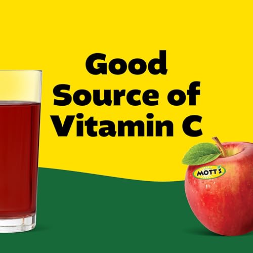 Image of Mott's 100% Apple Cherry Juice, 64 Fl Oz Bottle (Pack Of 8), Made With 100% Apple & Cherry Juices, No Added Sugar, Excellent Source Of Vitamin C, 2 Servings Of Fruit Per 8oz, Gluten & Caffeine Free