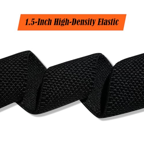 image for WELKINLAND 1.5In HD Elastic Suspenders, Heavy-Duty Work Suspenders, Co