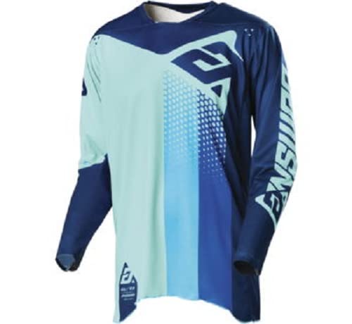 Answer Racing A21 Elite Pace Men's Off-Road Motorcycle Jersey - Seafoam/Midnight/Reflex Large 445696