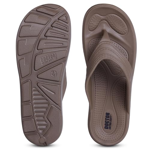 Image of DOCTOR EXTRA SOFT Women's Classic Ultra Soft Flip Flops /Slippers with Cushion FootBed for Adult | Comfortable & Light Weight|Stylish & Anti-Skid| Waterproof & Everyday Slip-on for Ladies & Girls D-515