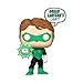 Collection Realm Funko DC Comics Green Lantern Glow-in-The-Dark Vinyl Figure #530 – Iconic “Green Lantern’s Light!” Collectible Bundle with Compatible Pop Protector Case