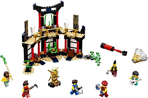 NINJAGO Legacy Tournament of Elements 71735 Temple Toy Building Set Featuring Ninja Minifigures, New 2021 (283 Pieces) - Lego - Immagine 2