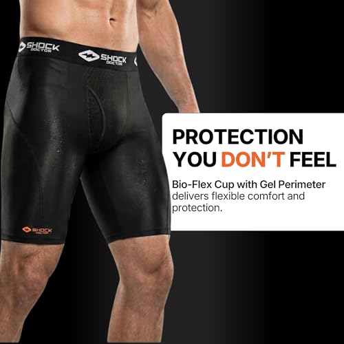Image of Shock Doctor 221 Compression Short with BioFlex Cup
