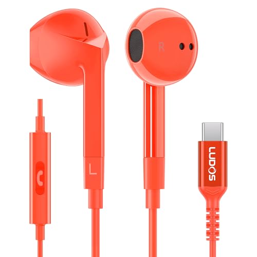Ludos Ferox Auriculares Usb C Con Micrófono, Garantía De 5 Años, Auriculares Tipo C Con Cable Para Iphone 16 15 Pro Max Plus Samsung Galaxy S2 Ludos Ferox Auriculares Usb C Con Micrófono, Garantía De 5 Años, Auriculares Tipo C Con Cable Para Iphone 16 15 Pro Max Plus Samsung Galaxy S2
