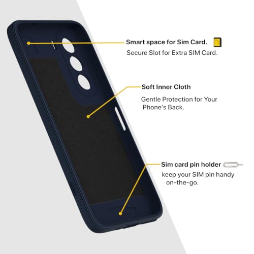 Image of Pikkme Back Cover for Realme P4x 5G Soft Matte Silicone | Slim Fit | Mag-Safe Design (Mag-Safe Not Support) Camera Protection Bumper Case (Blue)