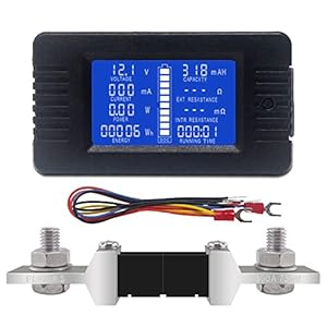 DC Voltmeter Ampèremeter Energiemeter Batterij Monitor Display LCD Digitale Multimeter voor Auto Solar DC 0-200V 300A…