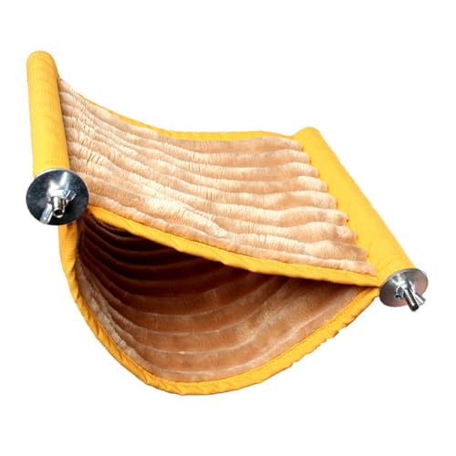 Abaodam Warm Canvas Hamster Hammock with Design Hanging Swing Bed for Small Pets Breathable and Lightweight Pet Cage Bedding Suitable for Hamsters and Chinchillas All Seasons