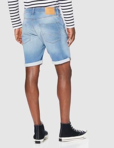 JACK & JONES Male Jeansshorts Rick Icon GE 009 Indigo Knit - Image 6