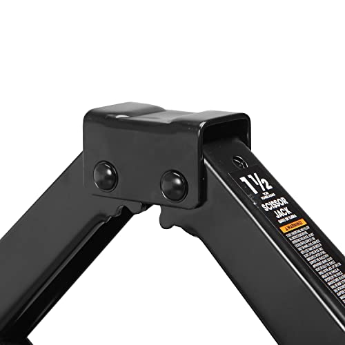 Big Red At10152Br Torin Steel Scissor Lift Jack Car Kit, 1.5 Ton (3,000 Lb) Capacity, Black #TOP1
