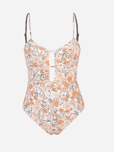 Image of CUPSHE Women's Scoop Neck One Piece Cutout Monokini Swimsuit | Back Self Tie,Soft Removable Cups,Adjustable Straps ,Flattering Bathing Suit For Vacation And Beach