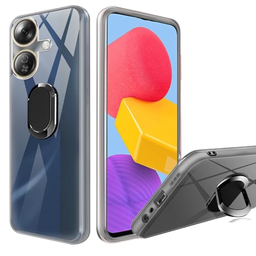 CAXKJE Coque pour HTC Wildfire E5 Plus (6.75 Pouce),Transparent Support Silicone Case Ultra Fin TPU Bumper Housse Antichoc Cover,pour Wildfire E5 Plus Etui -...
