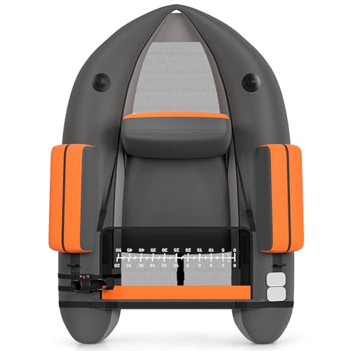 GYMA Gommone da Pesca Gonfiabile 160 kg Grigio