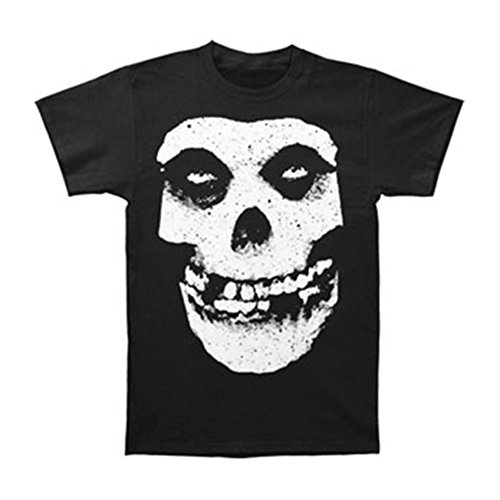 Générique The Misfits - - Les Hommes Skull & Logo T-Shirt in Black, Medium, Black